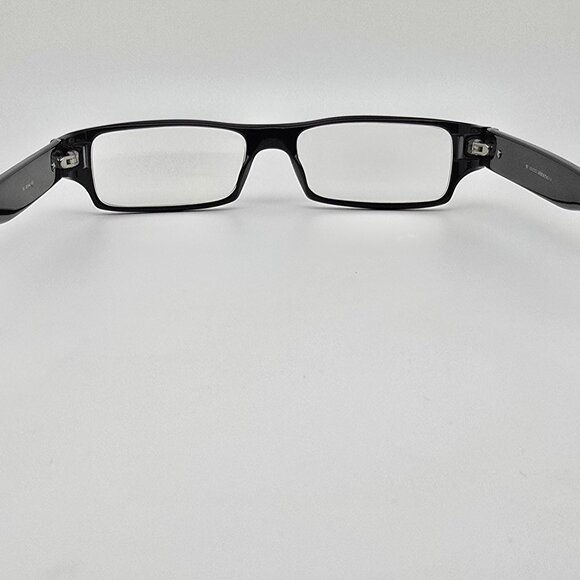 Gucci GG1444 807 Black Rectangular Eyeglasses Frame w/ Case Italy 51-15-130 - Picture 5 of 15